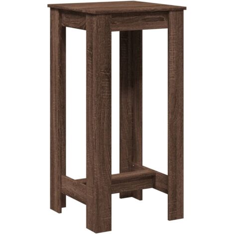 vidaXL Tavolo da Bar Rovere Marrone 51x50x103,5 cm in Truciolato