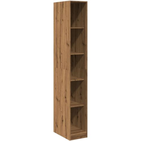vidaXL Armadio Rovere Artigianale 30x50x200 cm in Legno tecnico