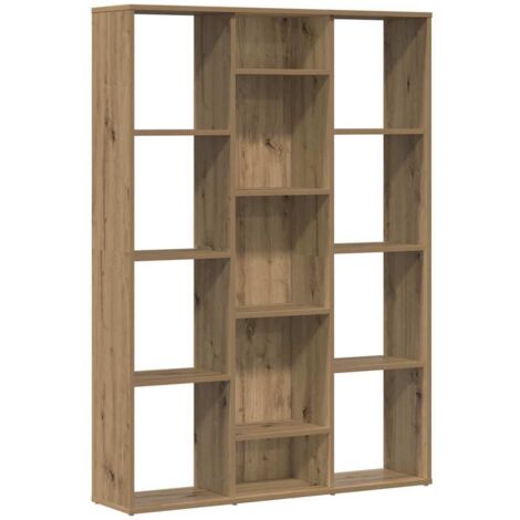vidaXL Libreria/Divisorio Rovere Artigianale 100x24x140 cm Truciolato