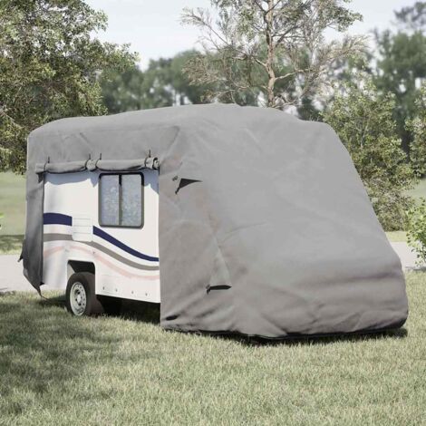 vidaXL Telo per Camper Grigio 570x235x275 cm in Tessuto Non Tessuto