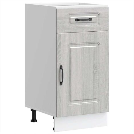 vidaXL Base da Cucina Kalmar Grigio Sonoma in Legno Multistrato