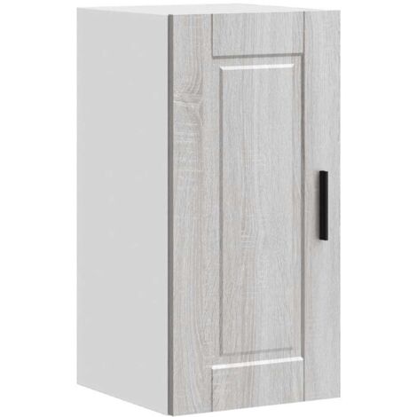 vidaXL Pensile da Cucina Porto Grigio Sonoma in Legno Multistrato