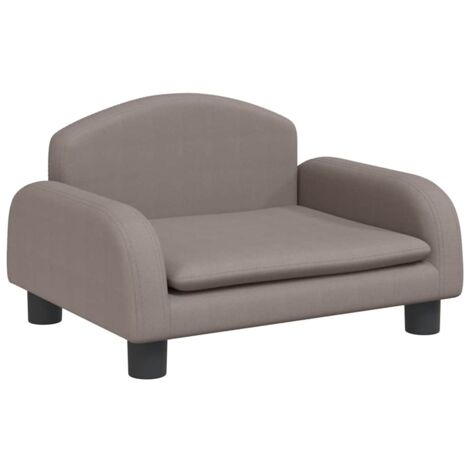 vidaXL Divano per Bambini Tortora 50x40x30 cm in Tessuto