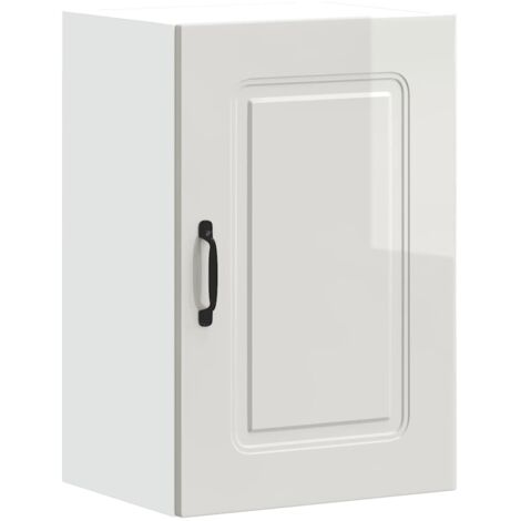 vidaXL Base da Cucina Kalmar Bianco Lucido in Legno Multistrato