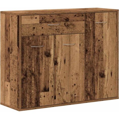 vidaXL Credenza Legno Antico 88x30x70 cm in Legno Multistrato