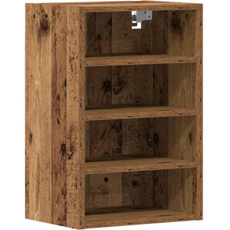 vidaXL Mobile Pensile Legno Antico 40x29,5x60 cm in Legno Multistrato