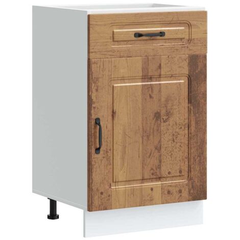 vidaXL Base da Cucina Kalmar Legno Vecchio in Legno Multistrato