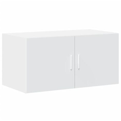 Mobile a Parete Bianco 80x42,5x40 cm in Legno Multistrato vidaXL