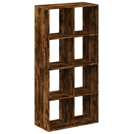vidaXL Libreria Divisorio Rovere Fumo 69,5x29x137,5cm in Truciolato