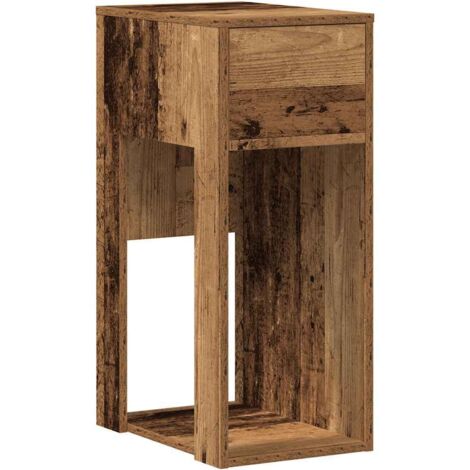 vidaXL Supporto per Computer a Torre con Cassetto Antico 30x44x74 cm