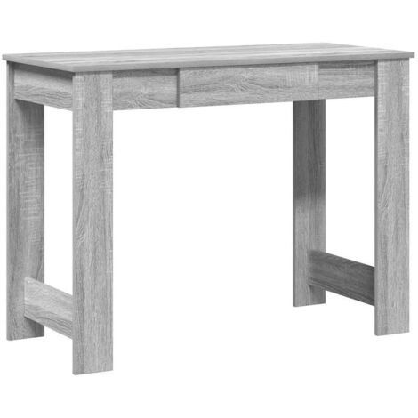 vidaXL Scrivania Grigio Sonoma 100x45x75 cm in Legno Multistrato