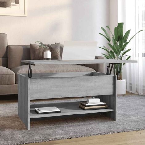 vidaXL Tavolino da Salotto Grigio Sonoma 80x50x40 cm Legno Multistrato