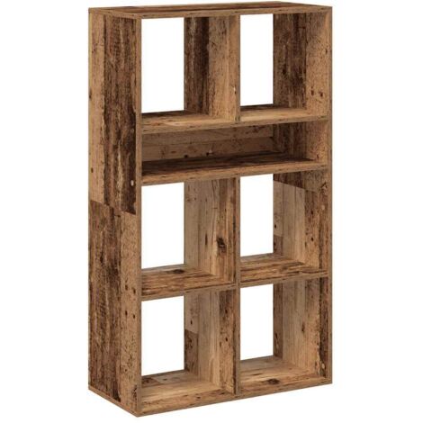 vidaXL Libreria Legno Antico 66x31x112 cm in Legno Multistrato (1/5)