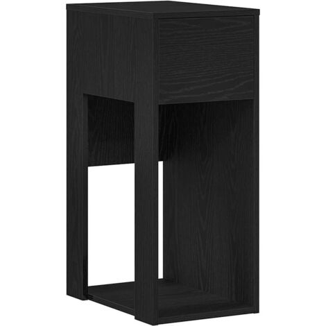 vidaXL Supporto a Torre per Computer con Cassetto Nero 30x44x74