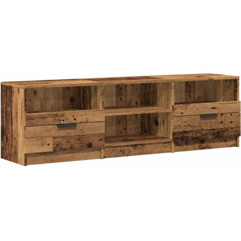 vidaXL Mobile Porta TV Legno Vecchio 150x33,5x45 cm Legno Multistrato