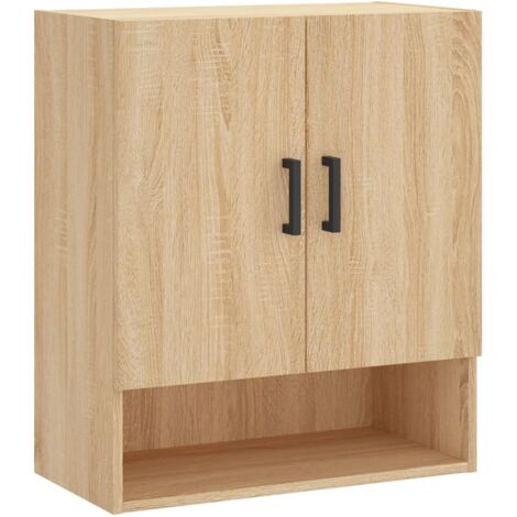 vidaXL Armadietto a Muro Rovere Sonoma 60x31x70 cm Legno Multistrato