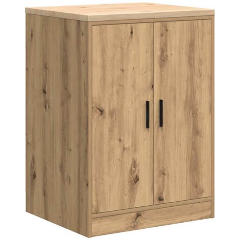 vidaXL Armadietto per Garage in Rovere Artigianale 60x51x85 cm