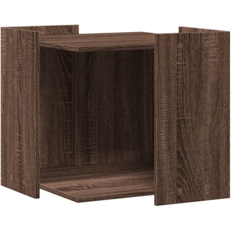 vidaXL Recinto Lettiera Gatti Rovere Marrone 53x53x51 cm in Truciolato