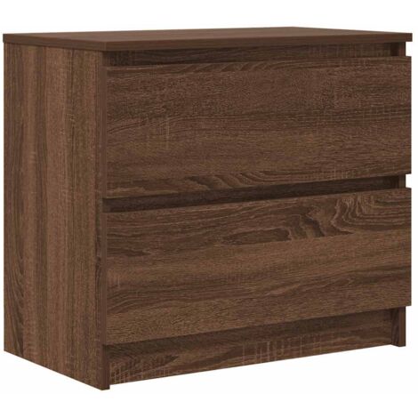 vidaXL Mobile TV Rovere Marrone 60x35x54 cm in Legno Multistrato