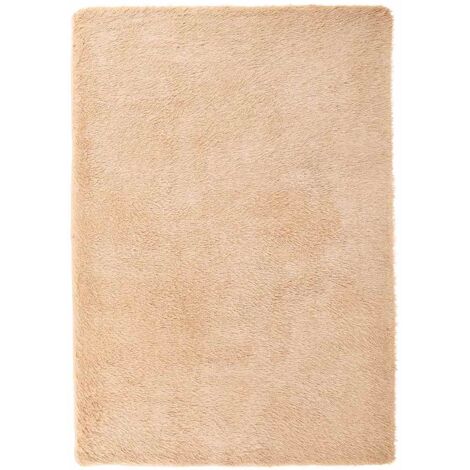 vidaXL Tappeto Shaggy a Pelo Lungo NAVARRA Beige 160x230 cm poliestere