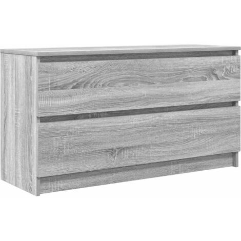vidaXL Mobile TV Grigio Sonoma 100x35x54 cm in Legno Multistrato