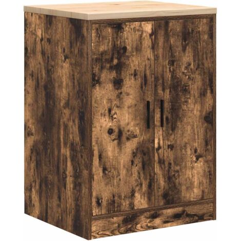 vidaXL Armadietto da Garage in Rovere Affumicato 60x51x85 cm (1/5)