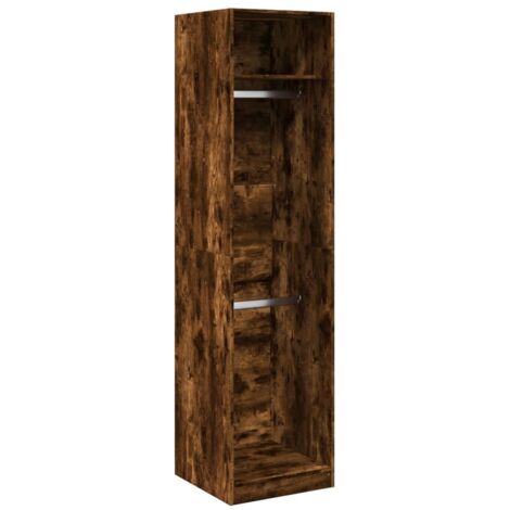 vidaXL Armadio Rovere Fumo 50x50x200 cm in Legno Multistrato