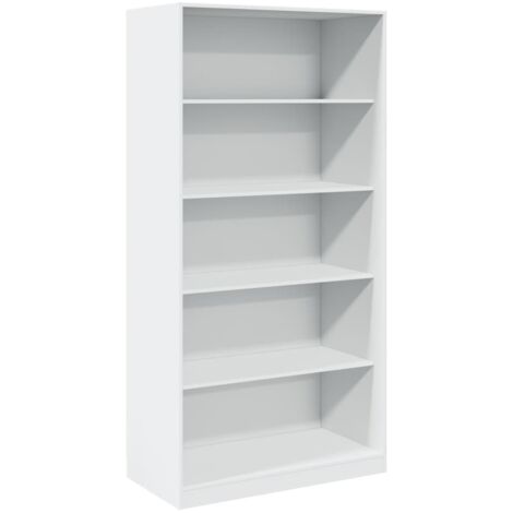 vidaXL Armadio Bianco 100x50x200 cm in Legno tecnico