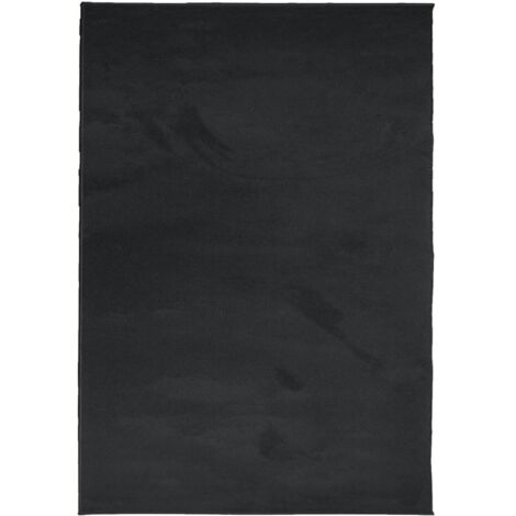 vidaXL Tappeto OVIEDO a Pelo Corto Nero 200x280 cm