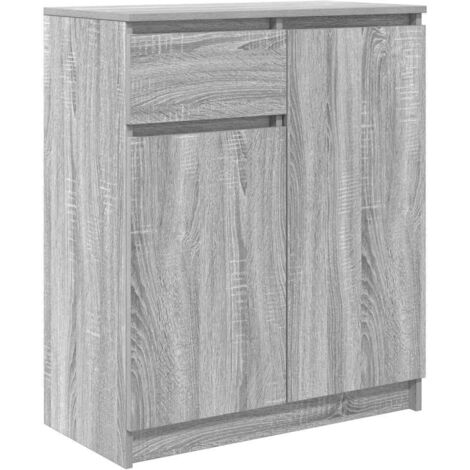 vidaXL Credenza con Cassetto Grigio Sonoma 71x35x84 cm in Truciolato