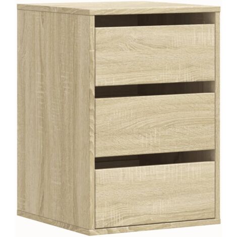 Cassettiera Angolare Rovere Sonoma 40x41x58cm Legno Multistrato vidaXL