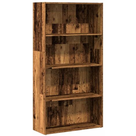 Libreria Legno Antico 80x30x152 cm in Legno Multistrato vidaXL