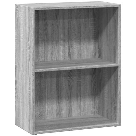 vidaXL Libreria Grigio Sonoma 60x30x77 cm in Legno Multistrato