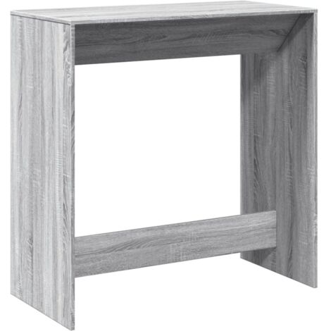 vidaXL Tavolo da Bar Grigio Sonoma 102x50x103,5cm in Legno Multistrato
