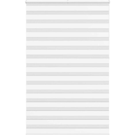 vidaXL Tenda a Rullo Zebra Larghezza Tessuto 140,9 cm Poliestere (1/5)