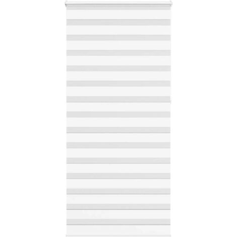 Tenda a Rullo Zebra Larghezza Tessuto 105,9 cm Poliestere vidaXL