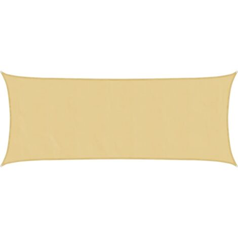 Vela Parasole Sabbia 4,5x2 m 100% Poliestere Oxford vidaXL