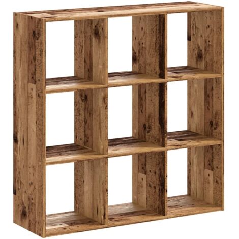 Libreria Legno Antico 102x32x102 cm in Legno Multistrato vidaXL