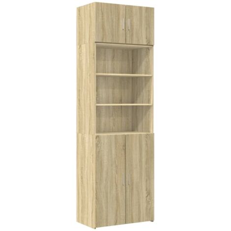 Armadietto Rovere Sonoma 70x42,5x225 cm in Truciolato vidaXL