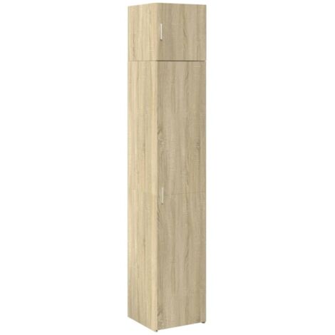 Mobile Sottile Rovere Sonoma 40x42,5x225 cm in Truciolato vidaXL