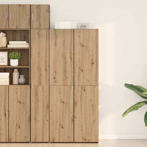vidaXL Credenza rovere artigianale 40 x 42.5 x 185 cm