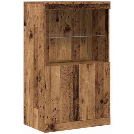 vidaXL Credenza Marrone 60 x 37 x 100 cm Legno multistrato