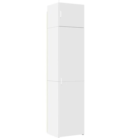 Mobile Sottile Bianco 50x42,5x225 cm in Truciolato