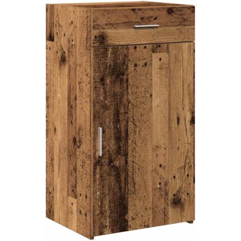 vidaXL Credenza Legno vecchio 50 x 42.5 x 93 cm Legno multistrato