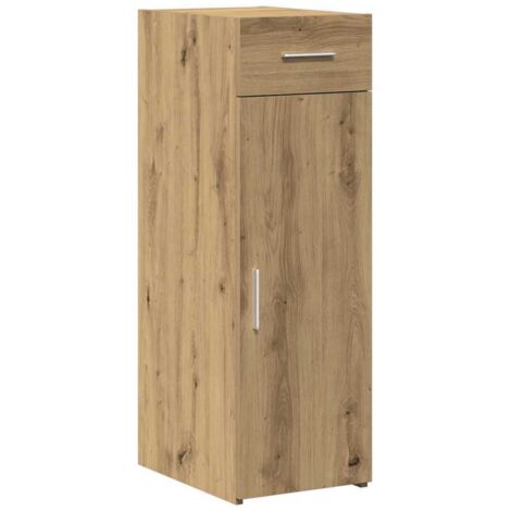 vidaXL Credenza rovere artigianale 30 x 42.5 x 93 cm Legno multistrato