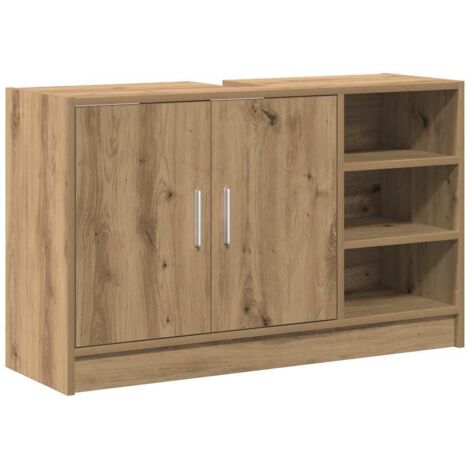 vidaXL Mobile Lavabo Rovere artigianale 90 x 29 x 55 cm