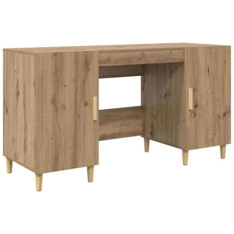 vidaXL Scrivania Rovere artigianale 140 x 50 x 75 cm Legno