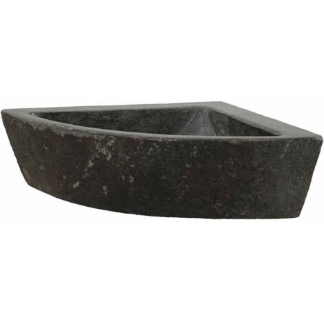 Lavabo ad angolo sospeso Grigio (38-45) x (38-45) x 12 cm 878466