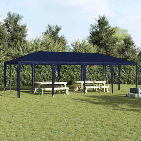vidaXL Tenda Party Blu e Bianco 800 x 400 x 266 cm