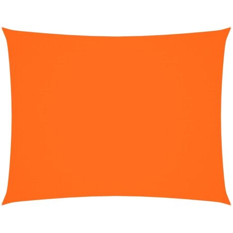 vidaXL Parasole a Vela Oxford Rettangolare 3x6 m Arancione